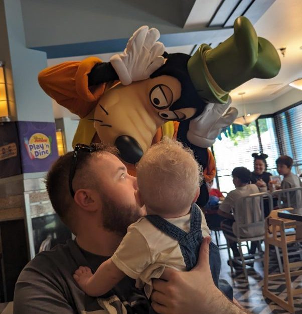 orlando with a baby